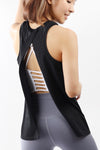 Tie Tank Top in Black