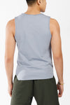 Box Muscle Tee in Light Gray