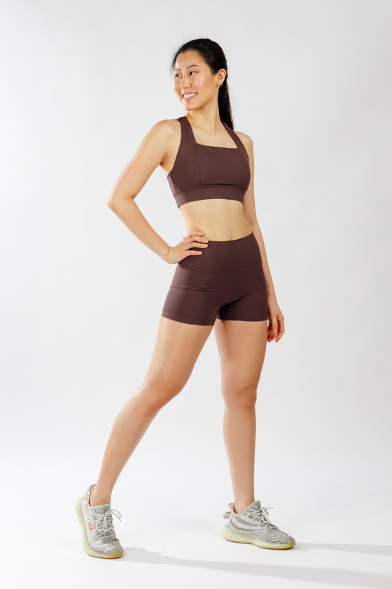 Active Bra in Plum