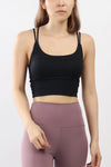 Motion Crop Bra in Black