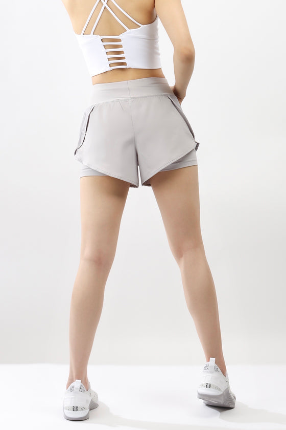 Mobility Shorts in Light Gray