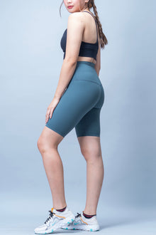  Biker Shorts in Pine Green