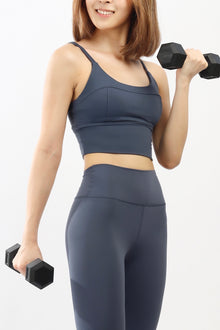  Motion Crop Bra in Persian Blue
